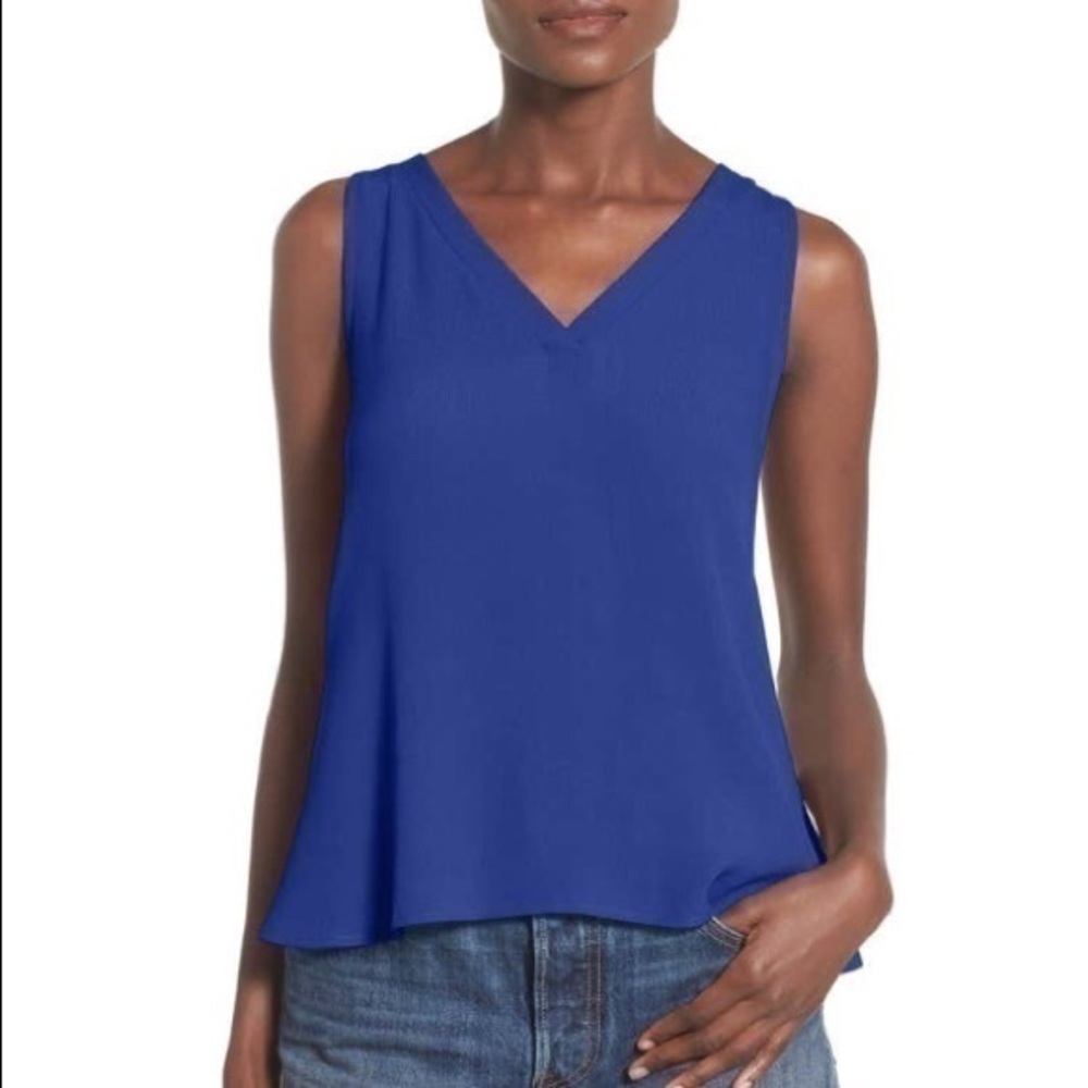 Elodie strappy back woven tank size M